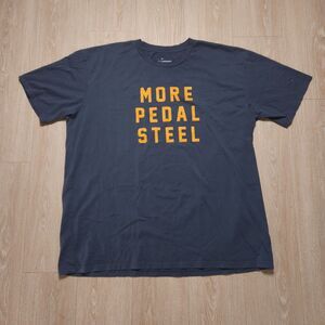 The Bitter Southerner T-Shirt Mens 3X More Pedal Steel Blue Graphic Tee